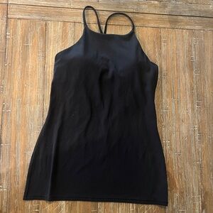 Lululemon black yoga/workout top. Size 8